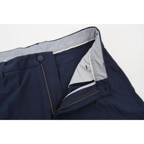 Footjoy Mens 33 Navy Performance Golf Pants Stretch Flat Front Size 33x32‎ - Picture 5 of 6